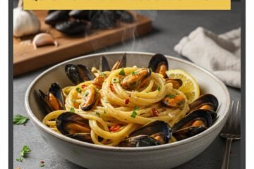 Quick Creamy Mussels Pasta