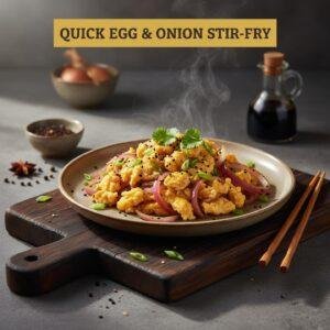 Quick Egg & Onion Stir-fry