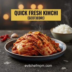 Quick Fresh Kimchi (Geotjeori)
