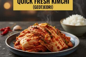 Quick Fresh Kimchi (Geotjeori)