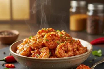 Quick Garlic Chili Shrimp