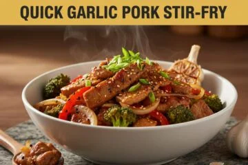 Quick Garlic Pork Stir-Fry