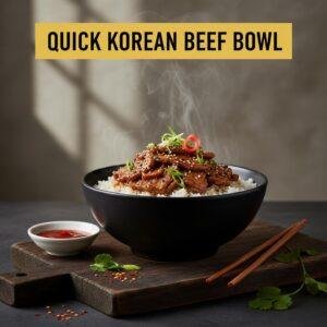 Quick Korean Beef Bowl