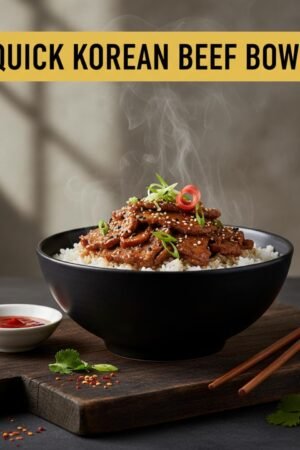 Quick Korean Beef Bowl