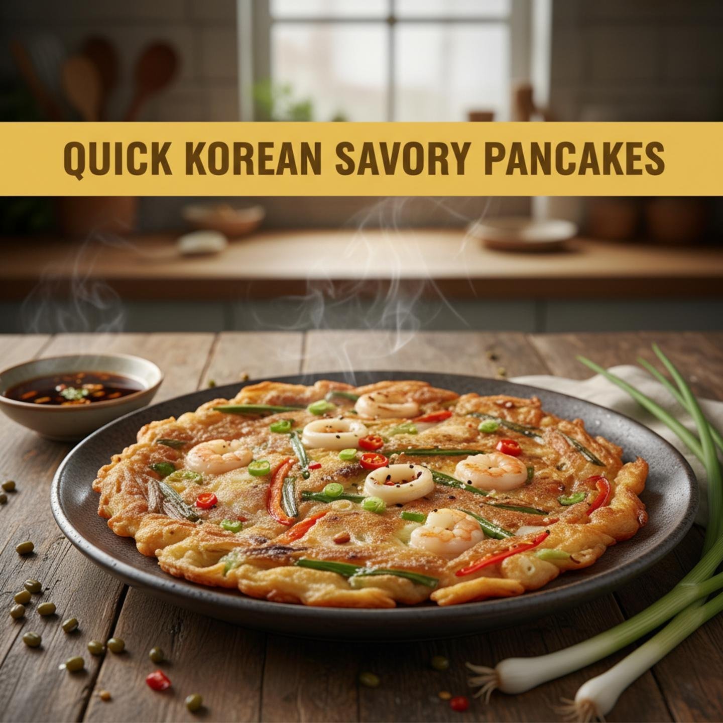 Quick Korean Savory Pancakes