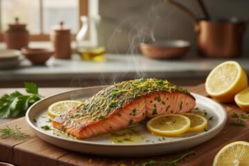 Quick Lemon Herb Salmon