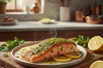 Quick Lemon Herb Salmon