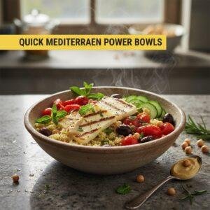 Quick Mediterranean Power Bowls