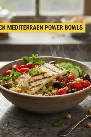 Quick Mediterranean Power Bowls