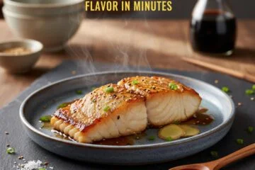 Quick Miso Glazed Cod