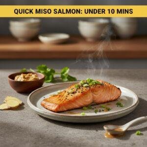 Quick Miso Salmon: Under 10 Mins