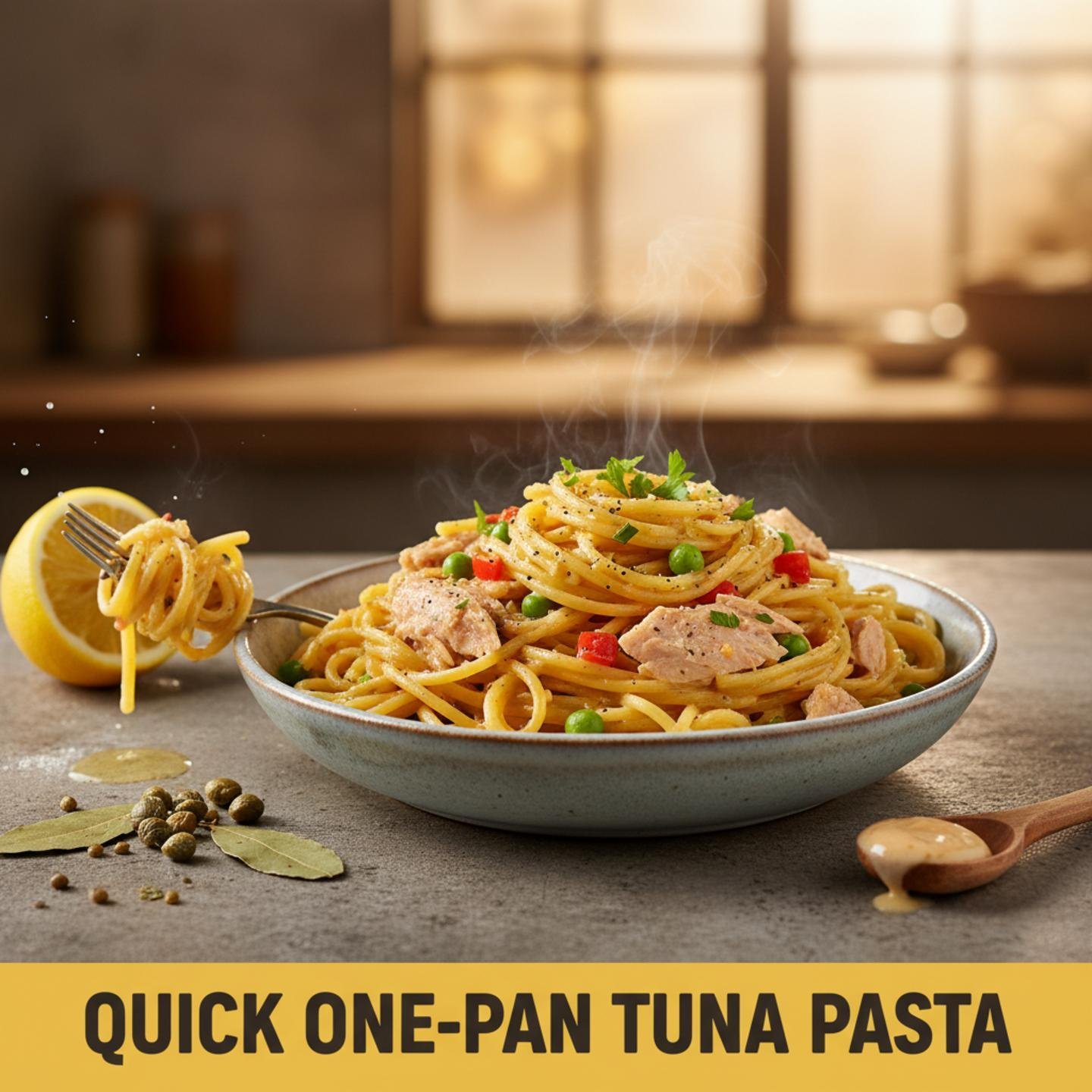 Quick One-Pan Tuna Pasta