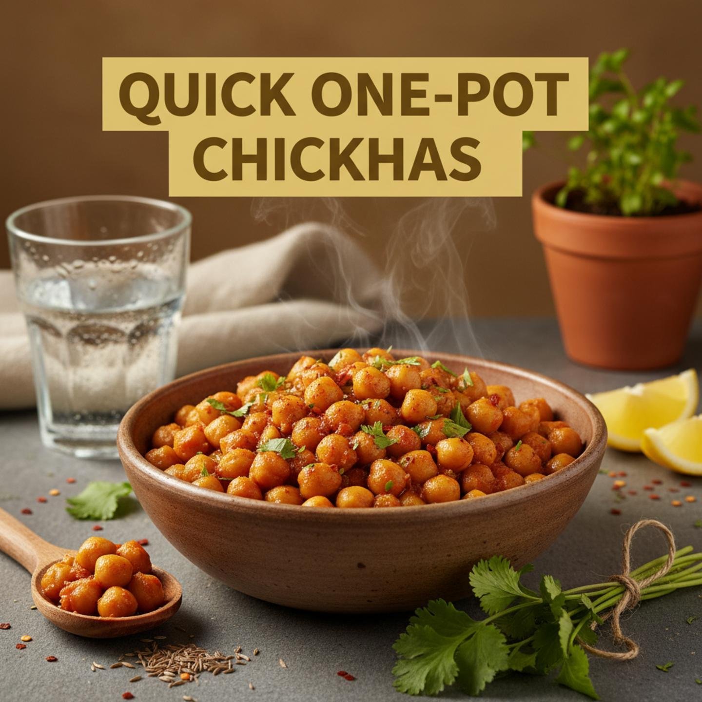 Quick One-Pot Chickpeas