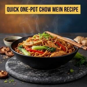 Quick One-Pot Chow Mein Recipe