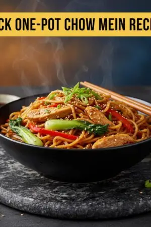 Quick One-Pot Chow Mein Recipe