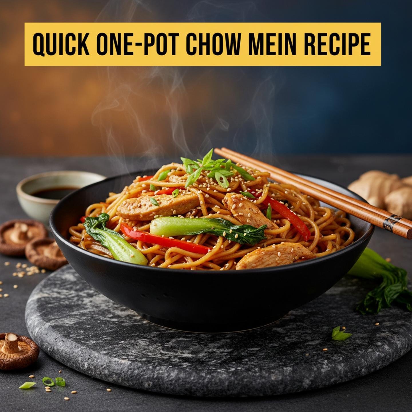 Quick One-Pot Chow Mein Recipe