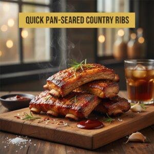 Quick Pan-Seared Country Ribs