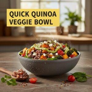 Quick Quinoa Veggie Bowl