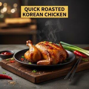 Quick Roasted Korean Chicken