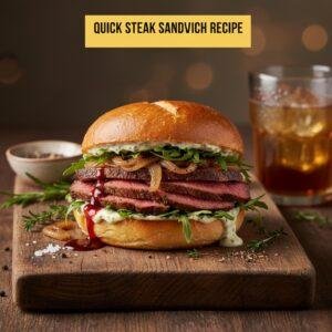 Quick Steak Sandwich Recipe
