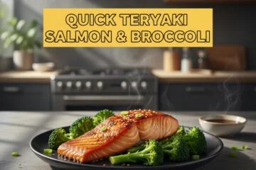 Quick Teriyaki Salmon & Broccoli
