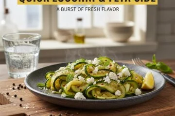 Quick Zucchini & Feta Side