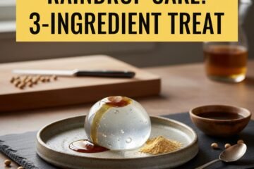 Raindrop Cake: 3-Ingredient Treat