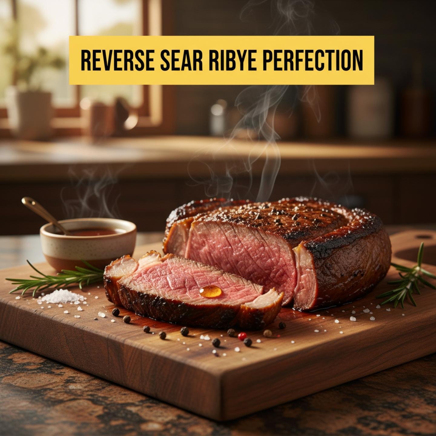 Reverse Sear Ribeye Perfection