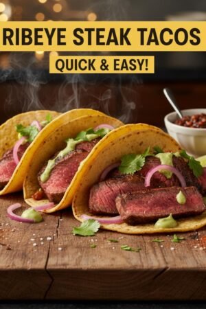 Ribeye Steak Tacos: Quick & Easy!