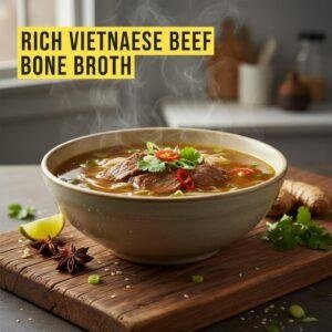Rich Vietnamese Beef Bone Broth