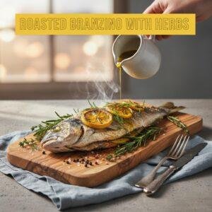Roasted Branzino with Herbs