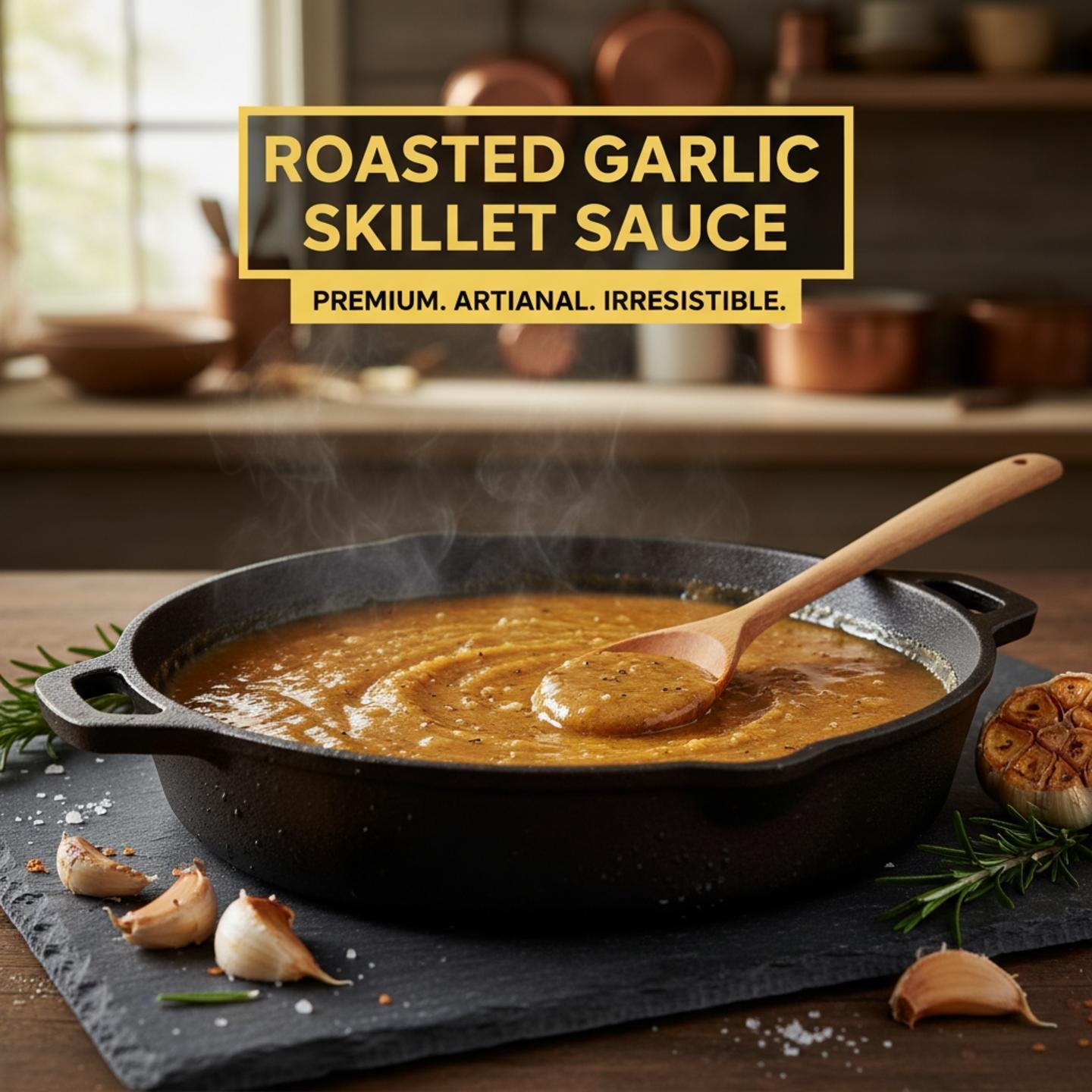 Roasted Garlic Skillet Sauce