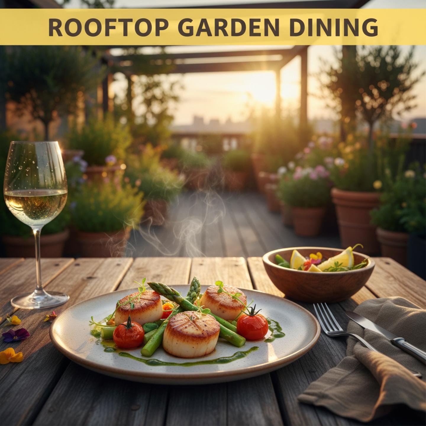 Rooftop Garden Dining