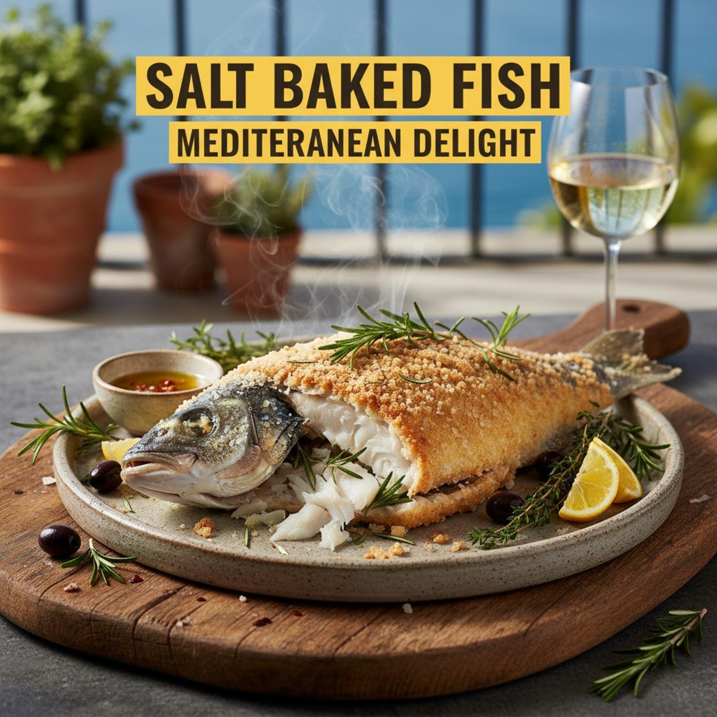 Salt Baked Fish: Mediterranean Delight