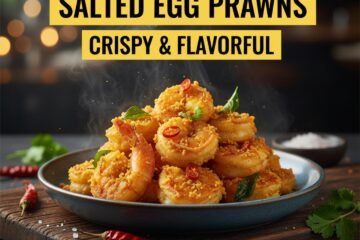 Salted Egg Prawns: Crispy & Flavorful
