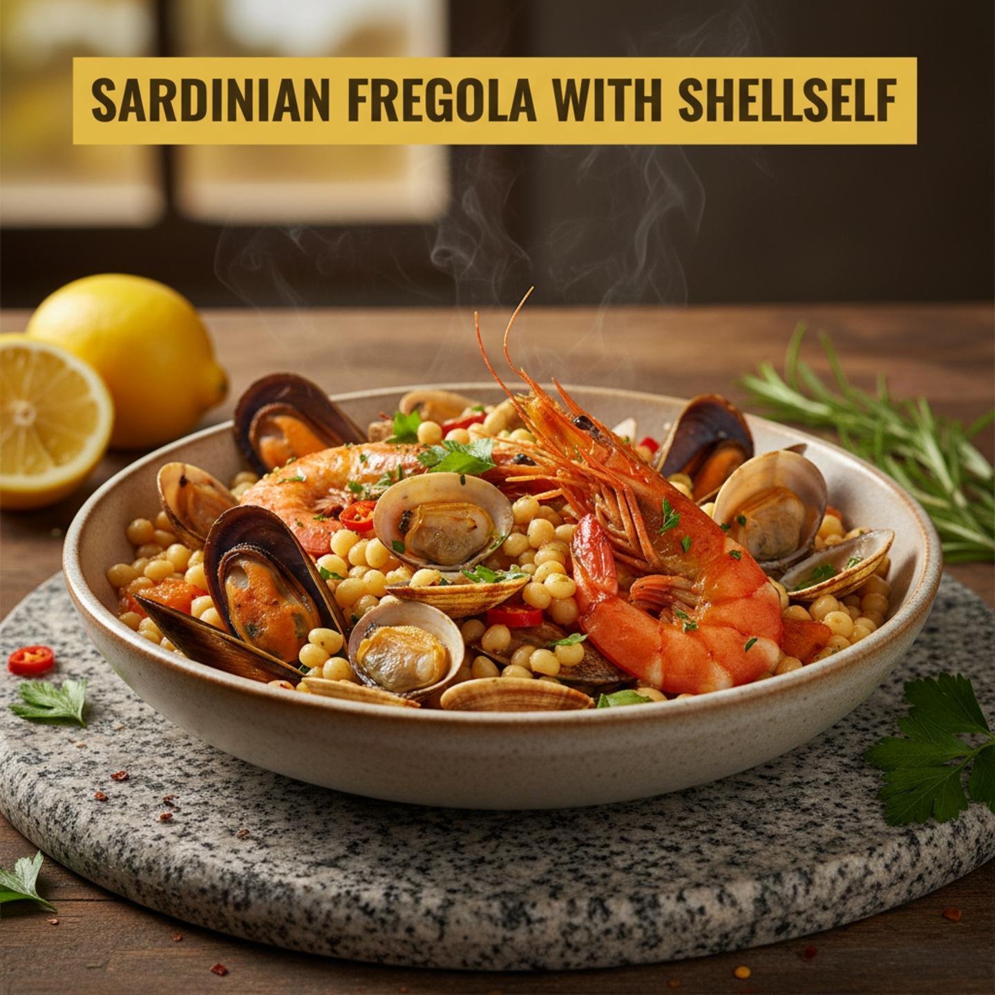 Sardinian Fregola with Shellfish