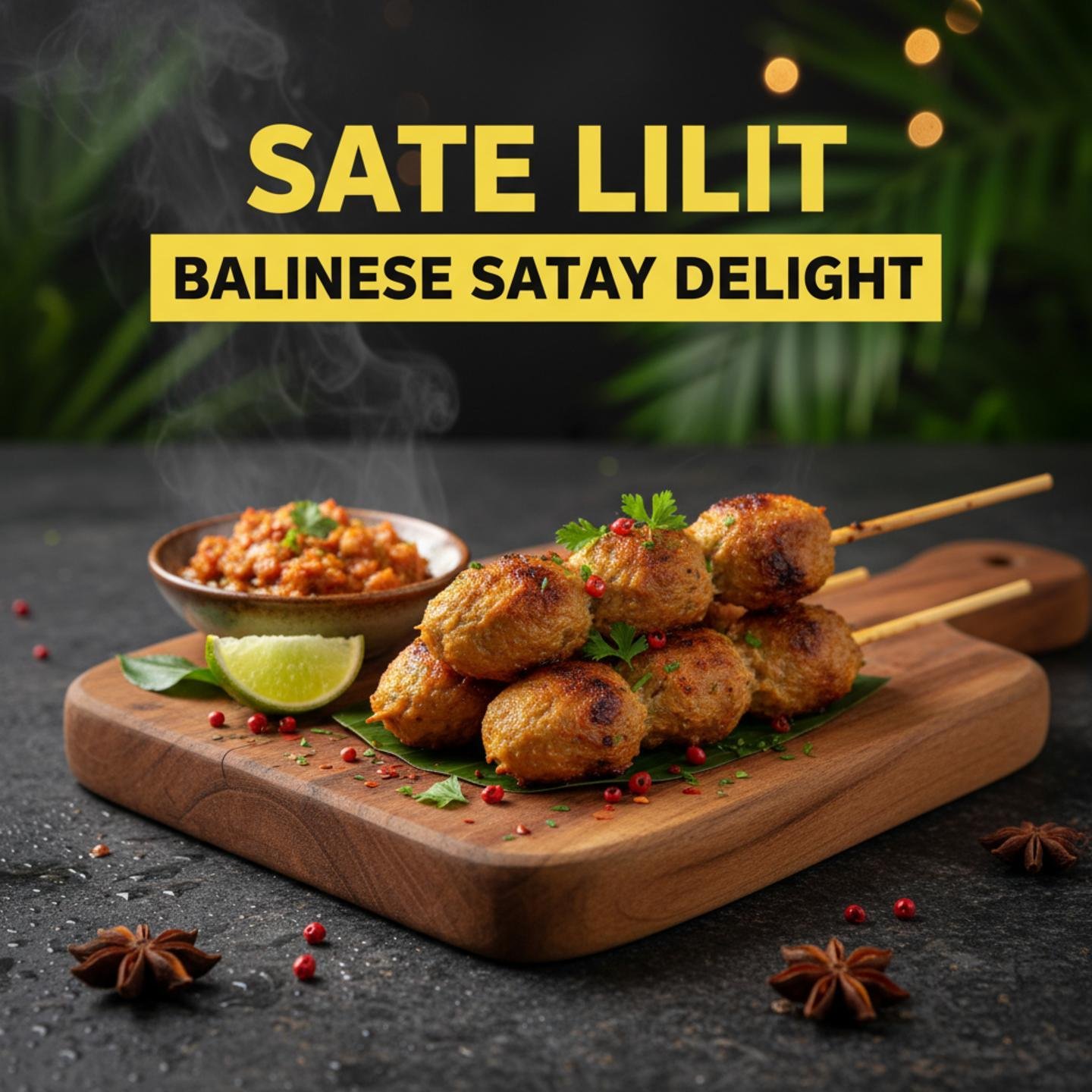 Sate Lilit: Balinese Satay Delight