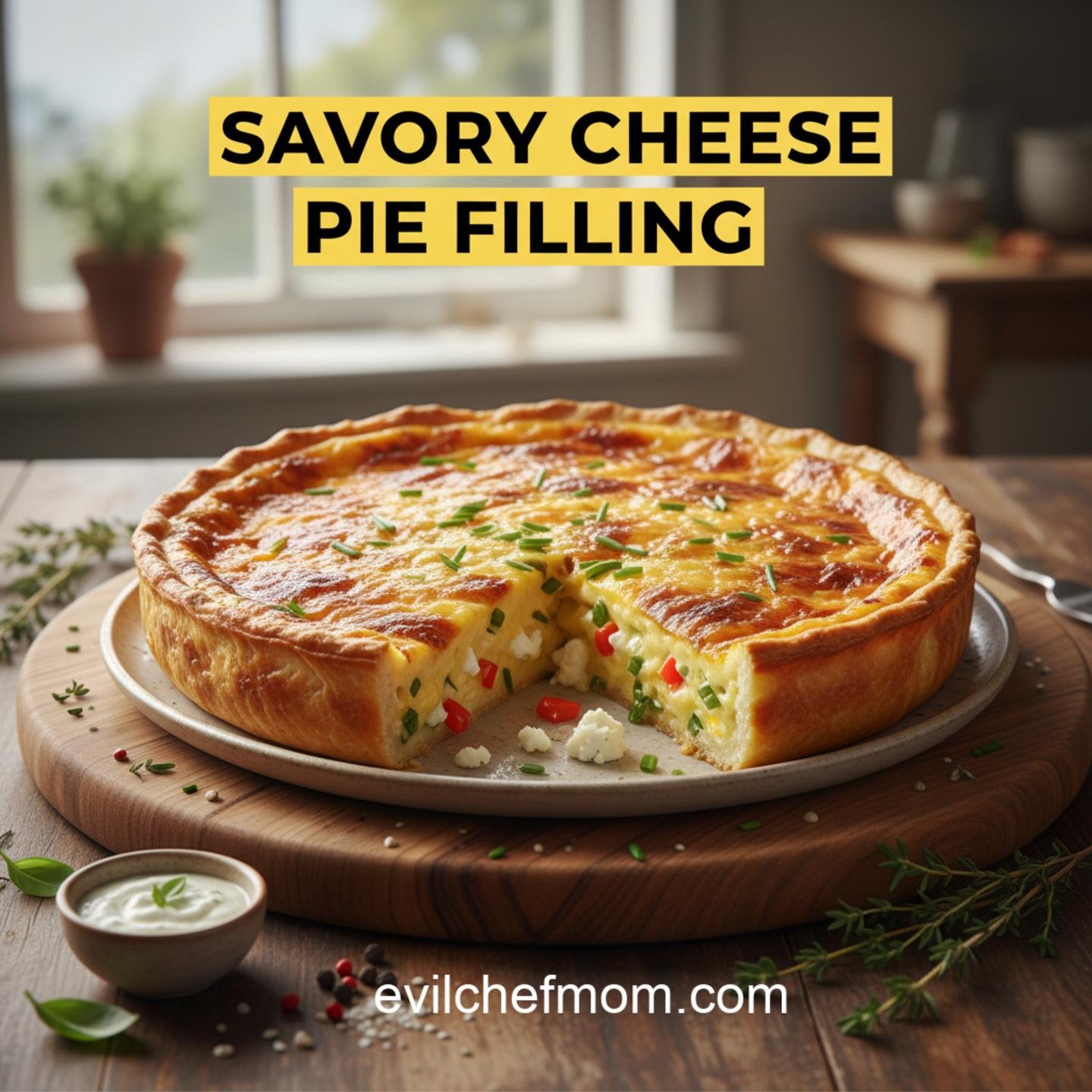 Savory Cheese Pie Filling