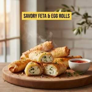 Savory Feta & Egg Rolls