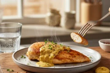 Savory Pan-Seared Mustard Chicken