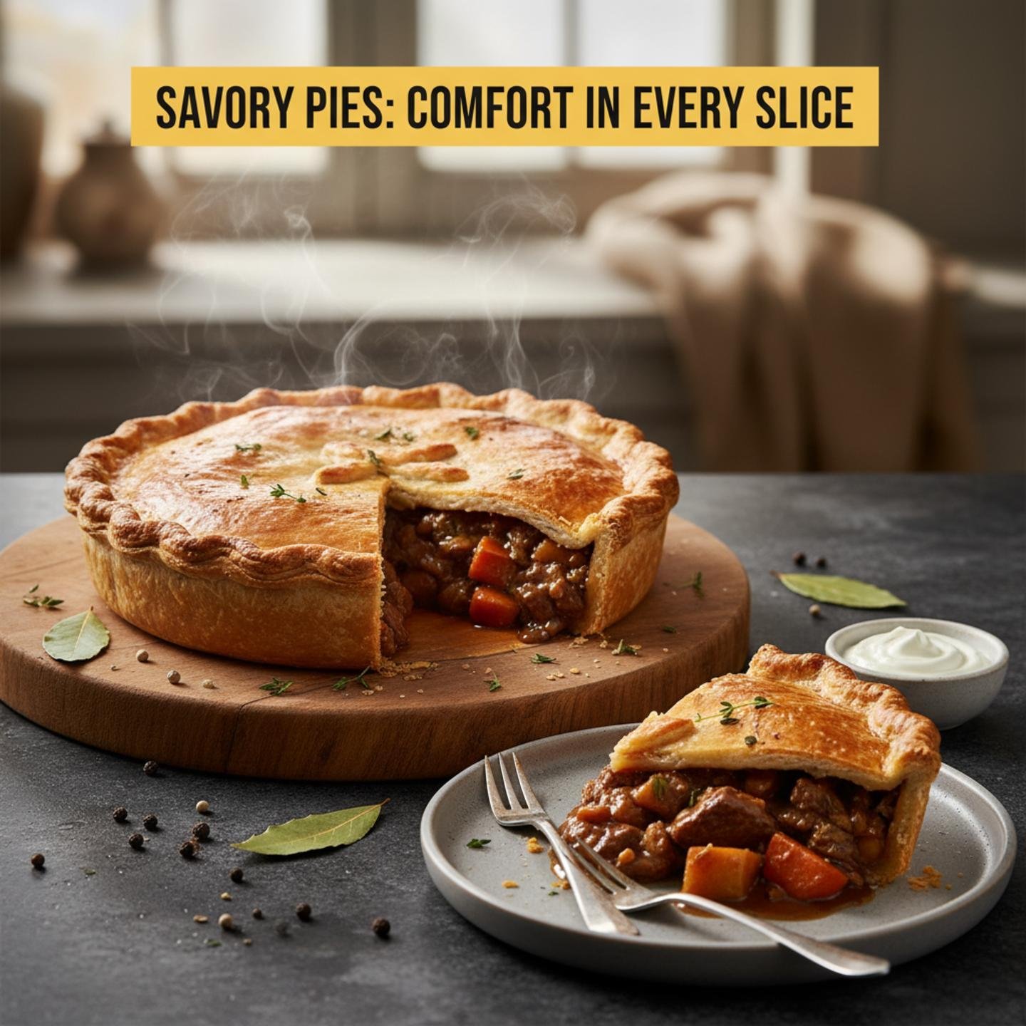 Savory Pies: Comfort in Every Slice