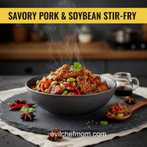 Savory Pork & Soybean Stir-fry