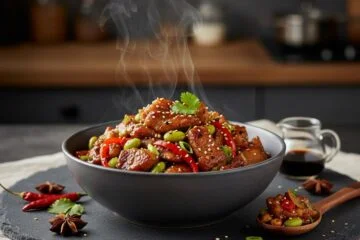 Savory Pork & Soybean Stir-fry