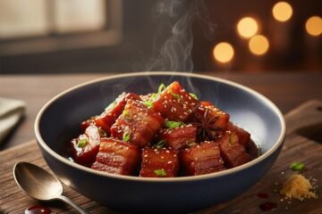 Shanghai Red Braised Pork Belly