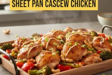 Sheet Pan Cashew Chicken