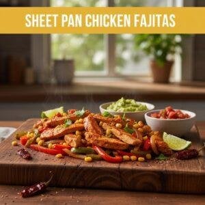 Sheet Pan Chicken Fajitas