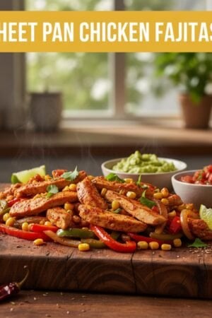 Sheet Pan Chicken Fajitas