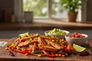 Sheet Pan Chicken Fajitas