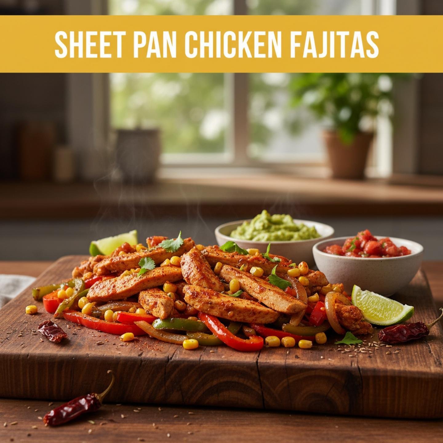 Sheet Pan Chicken Fajitas