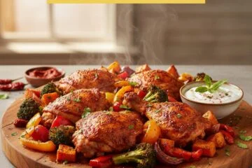 Sheet-Pan Harissa Chicken & Veggies
